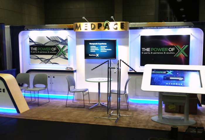 Custom Exhibits Inline Medpace 1200