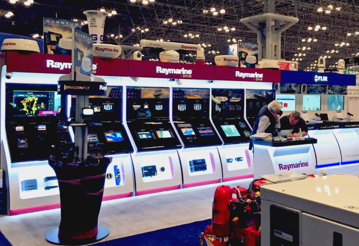 Custom Exhibits Inline Raymarine NY 1200
