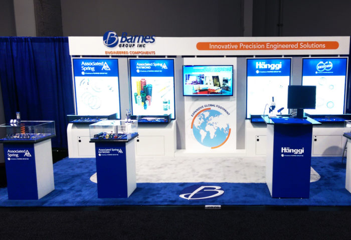 Custom Exhibits Inline Barnes Group 1200