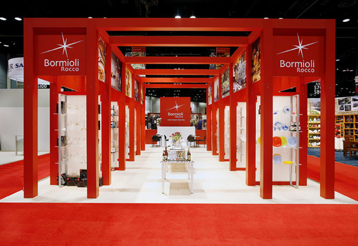 Custom Exhibits Island Bormioli 1200