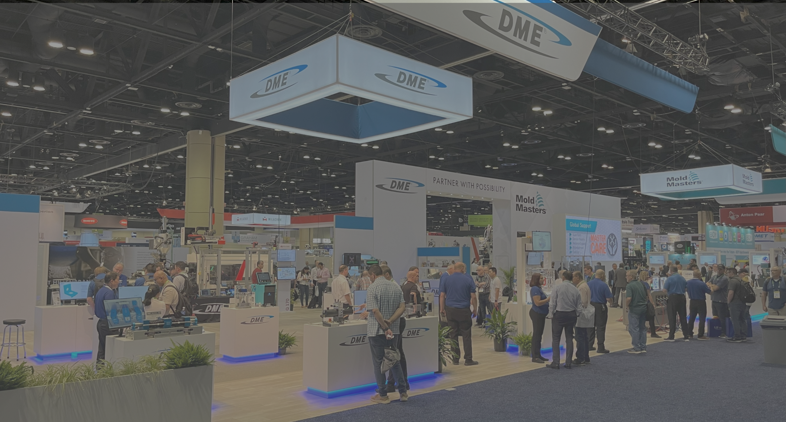 Trade show exhibits and services - active booth at NPE 2024